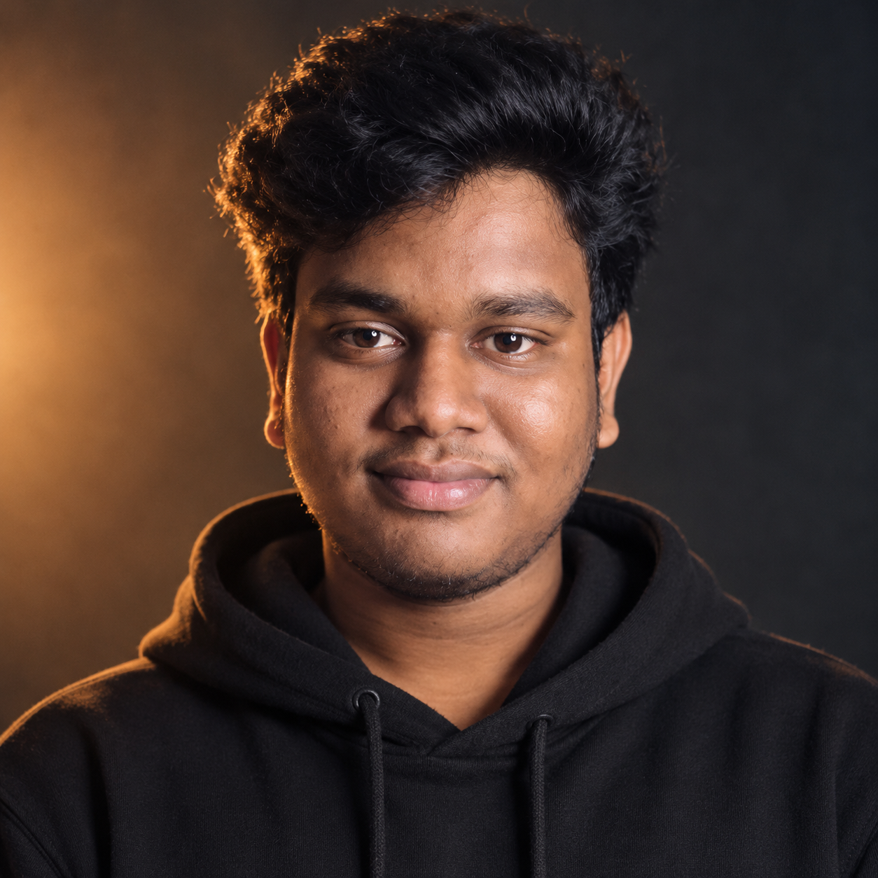 Professional Cinematic Creator Profile Portrait – AI Image Prompt